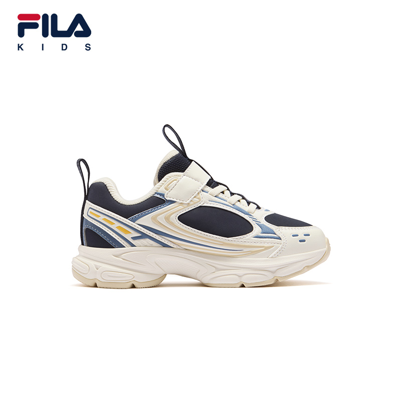 Низкие кроссовки Heritage FHT, устойчивые к истиранию, для детей FILA KIDS, синий/белый — фото 4