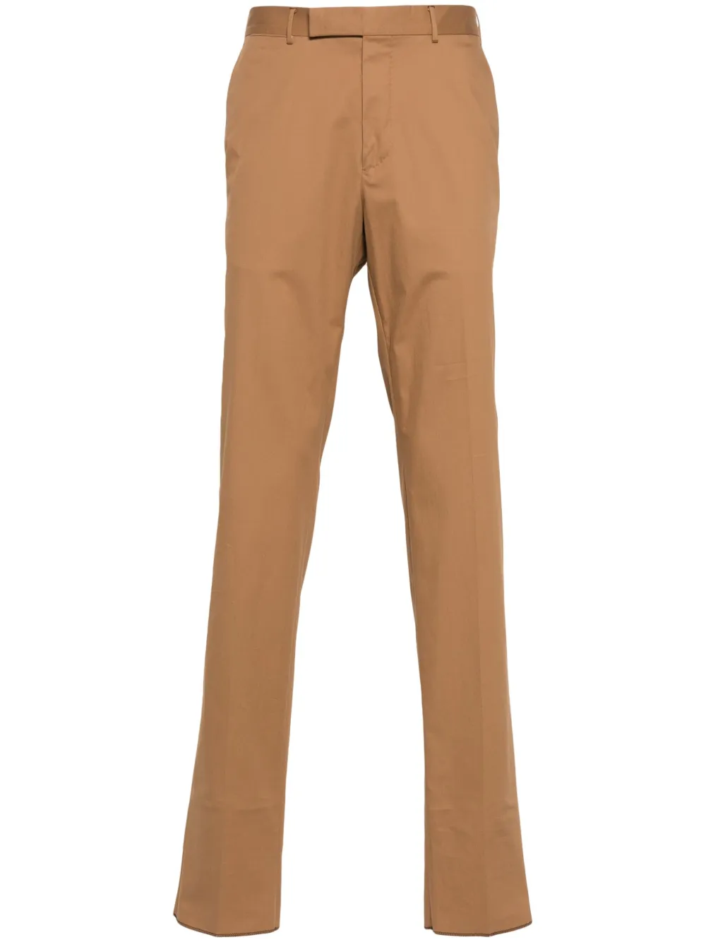 

Брюки чинос со складками Zegna, коричневый