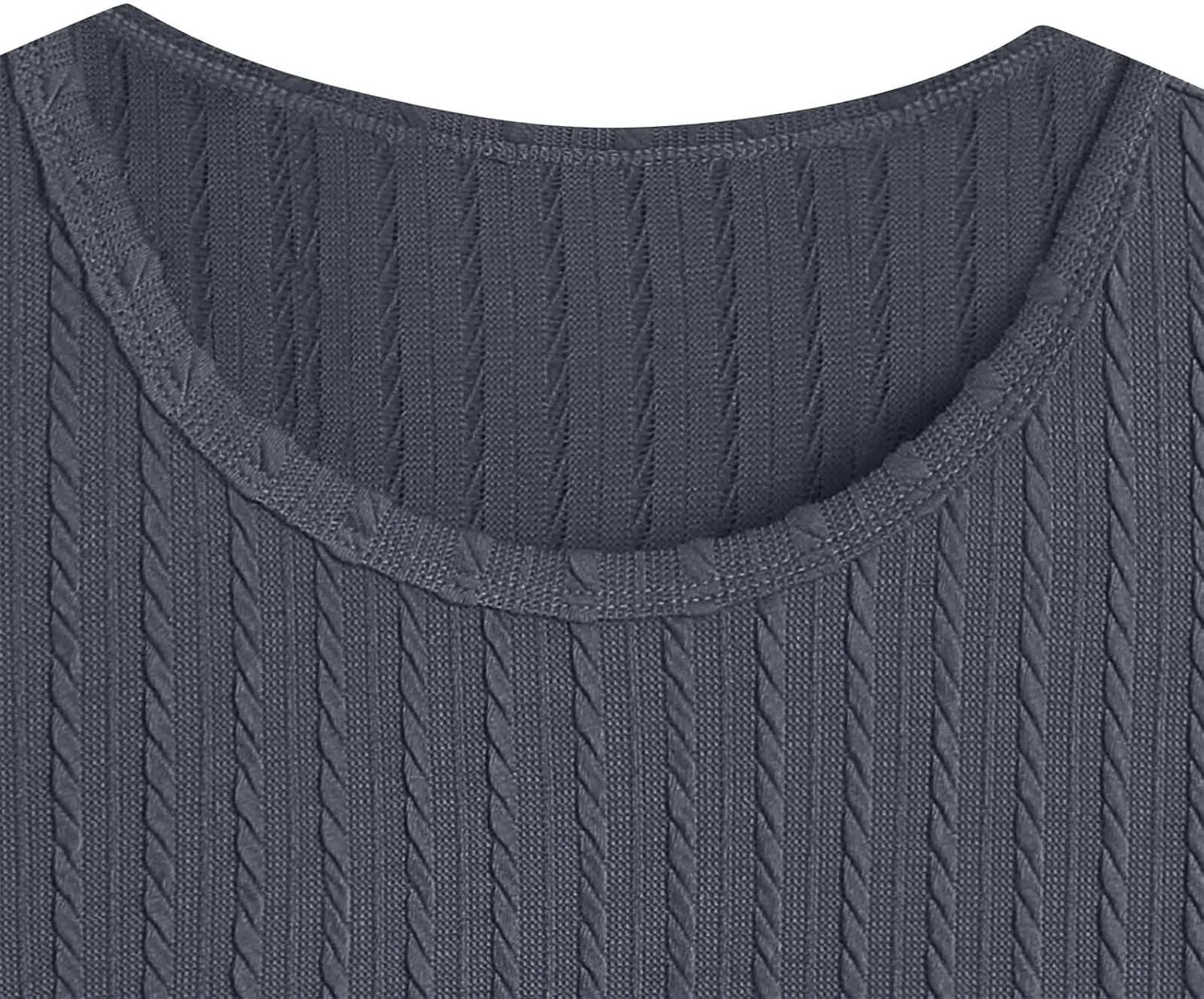 Мужская футболка с длинным рукавом Casual Crewneck Pullover — фото 4
