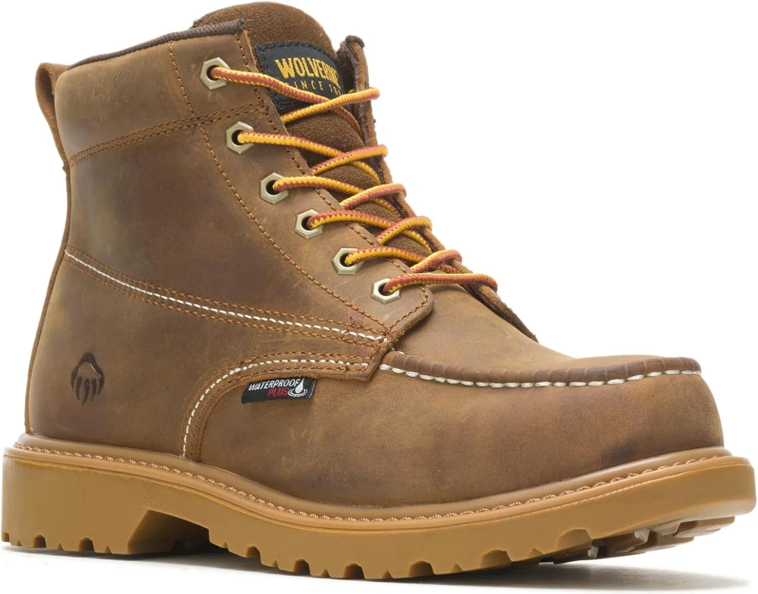 Мужские мокасины Wolverine Floorhand, Light Brown — фото 2