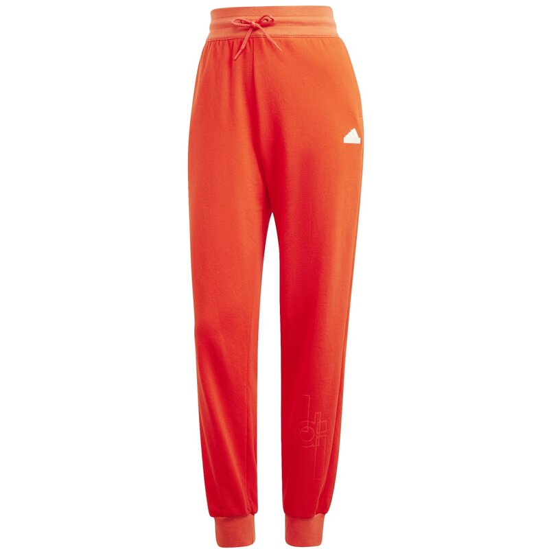 

Обычные брюки из французского трикотажа с принтом Adidas, цвет brired