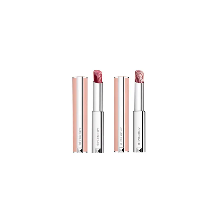 Givenchy Набор премиальных бальзамов для губ Sweet Lip Balm с увлажняющим кремом, легко растушевывается, 2.8г*2, Two-Piece Set: #N37 Crystal Jelly 2.8g+#N117 Black Tea Latte 2.8g