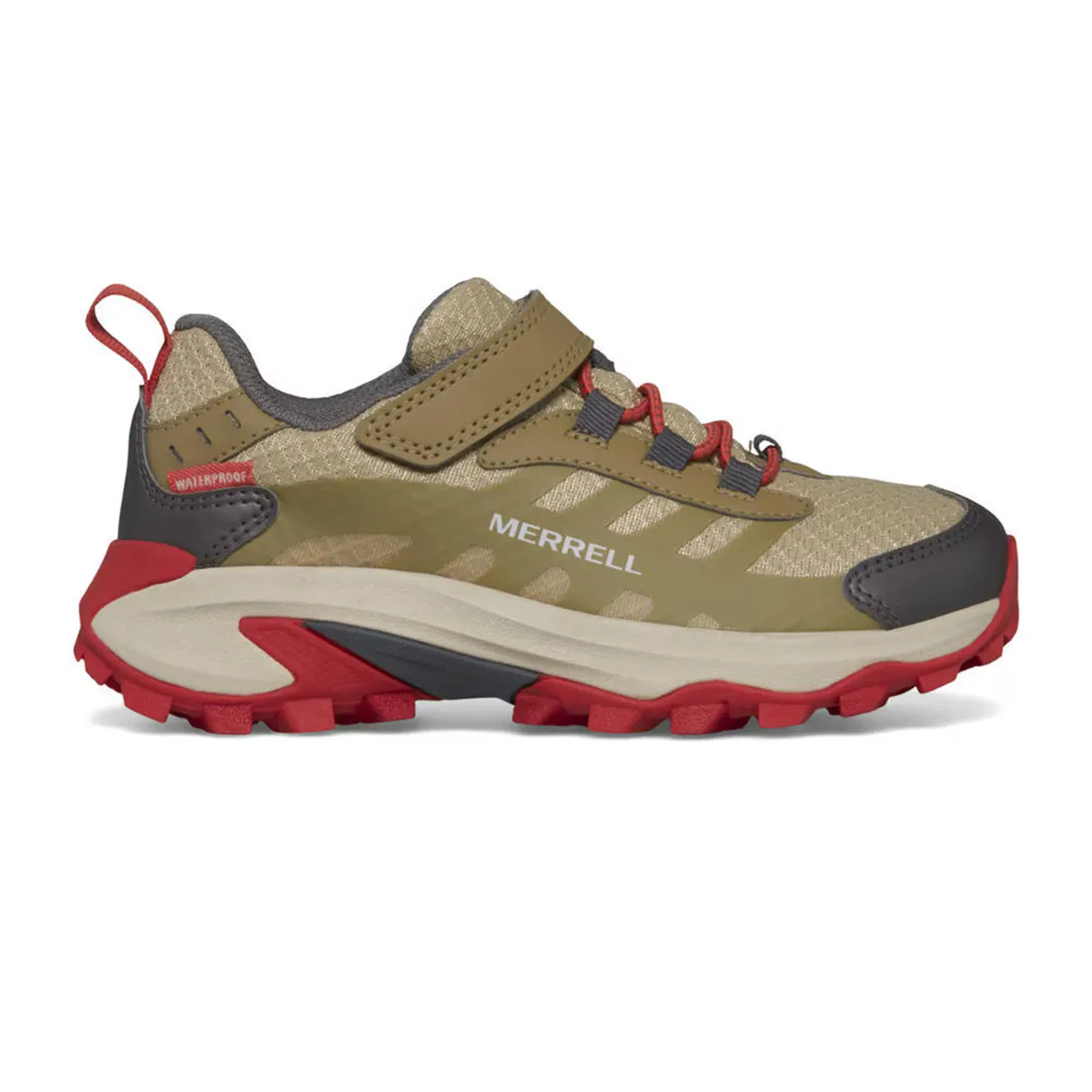 

Merrell Moab Speed 2 Low Ac WP Детские походные ботинки, зеленый