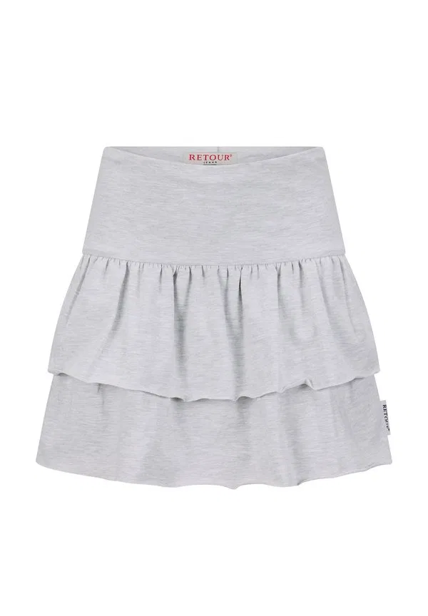 Юбка а-силуэта Retour Jeans, Soft Grey Melange