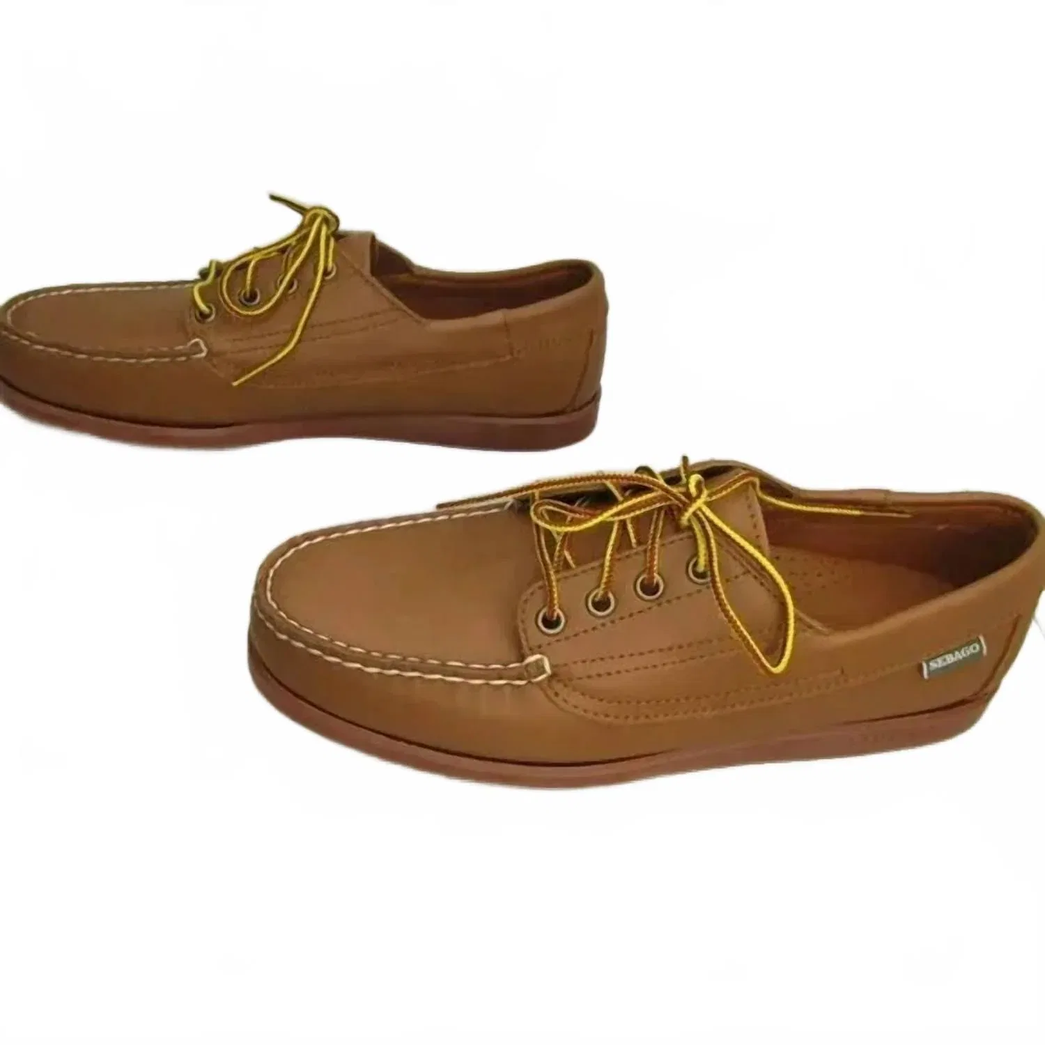 Sebago Мужские повседневные мокасины Askook Kilian коричневого цвета — фото 3