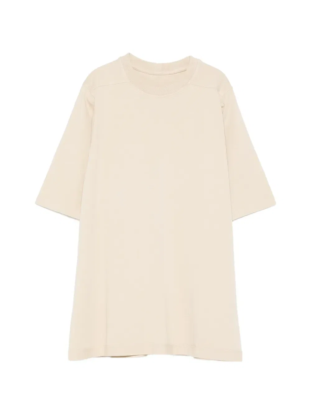 Футболка Jumbo с круглым вырезом Rick Owens Kids, бежевый