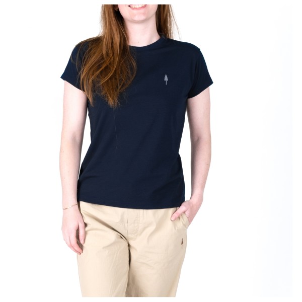 

Женская круглая футболка с рисунком дерева Nikin, синий