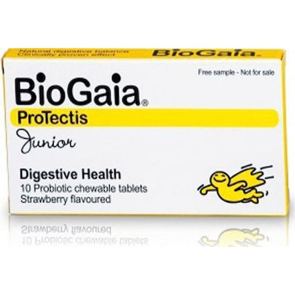 

Protectis Junior Жевательные пробиотики со вкусом клубники - 10 таблеток Biogaia