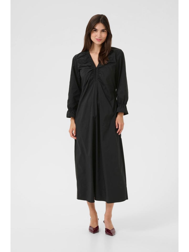 

CULTURE Платье приталенного кроя CUolana черного цвета