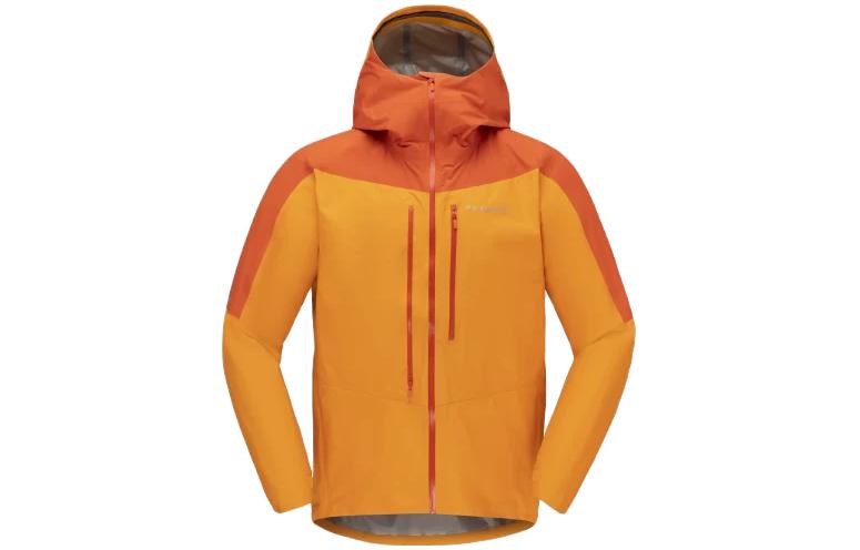 

NORRONA Водонепроницаемая ветровка LAORENTOU для мужчин, Orange/Yellow/Red/Orange Popsicle