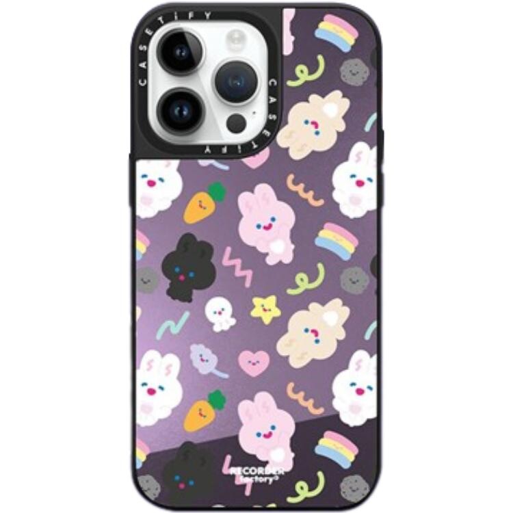 

CASETIFY Чехол для телефона, Matte dark purple border (MagSafe)