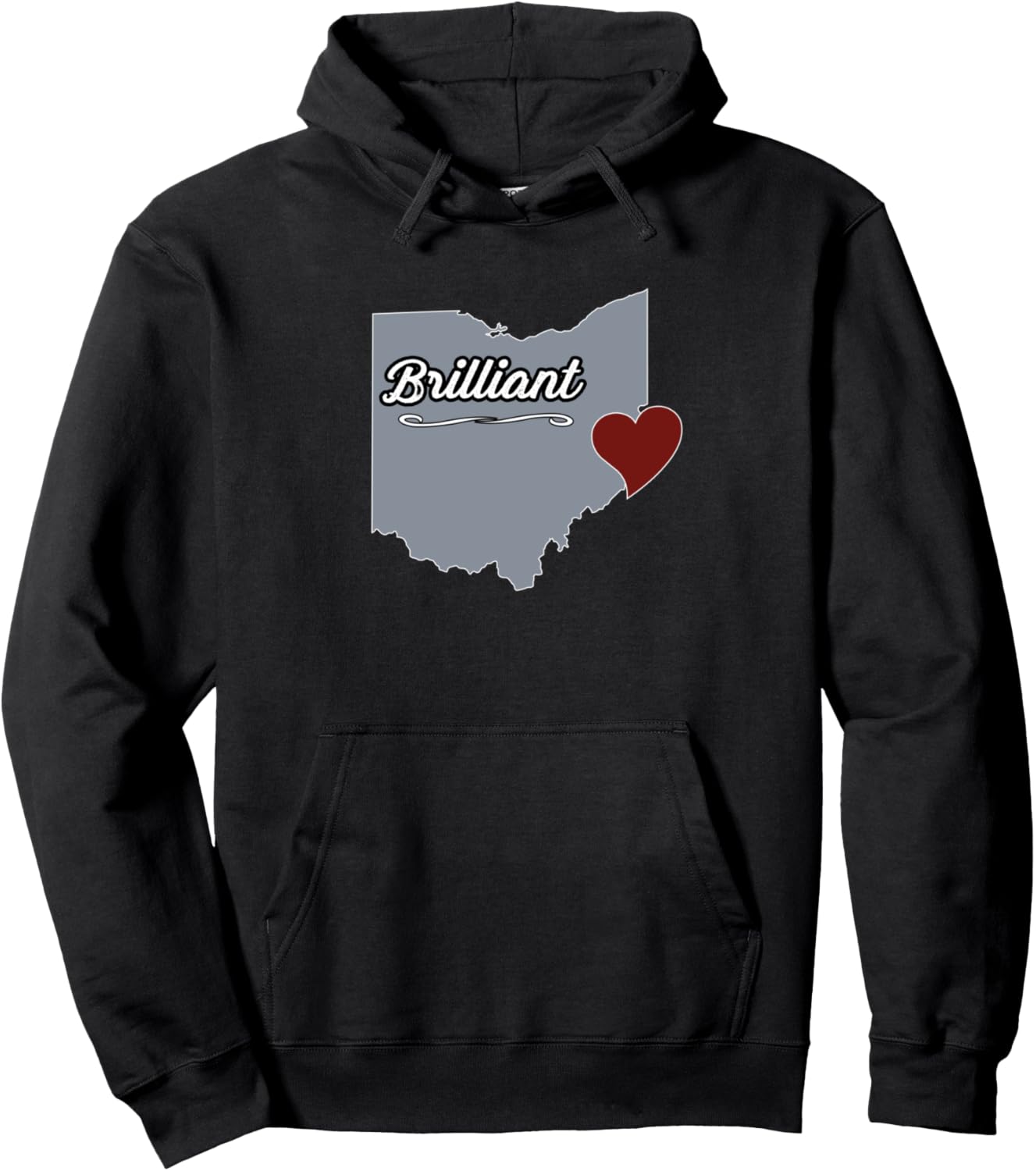 

BRILLIANT - Огайо, Город, штат Огайо, США - Милый сувенир - Толстовка Brilliant - Oh Clothing And Merch, черный