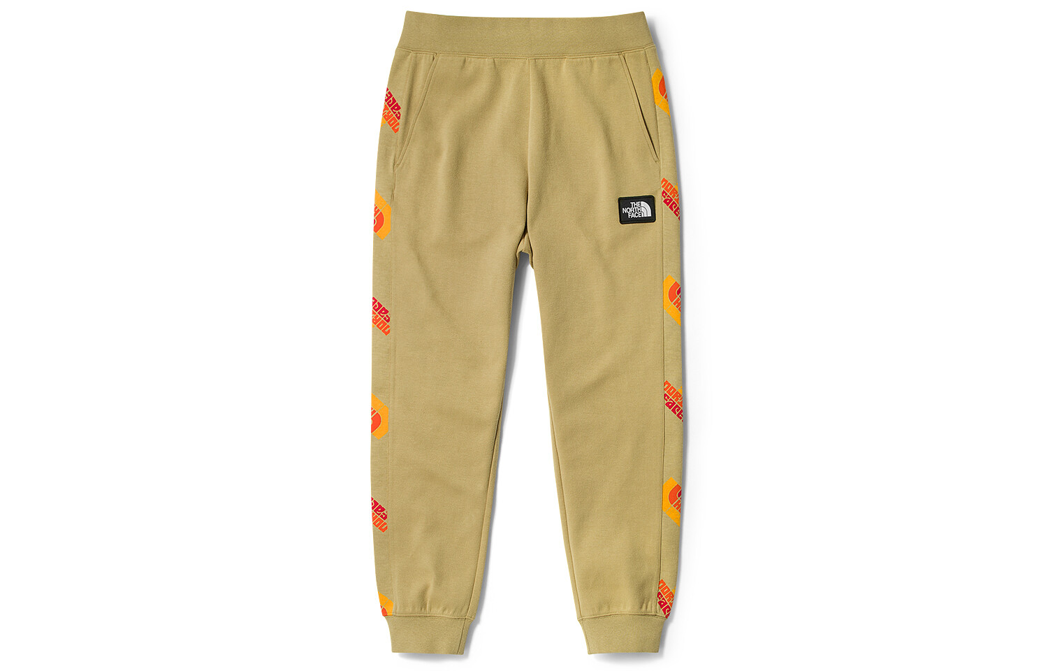 

Трикотажные спортивные штаны женские цвета хаки The North Face