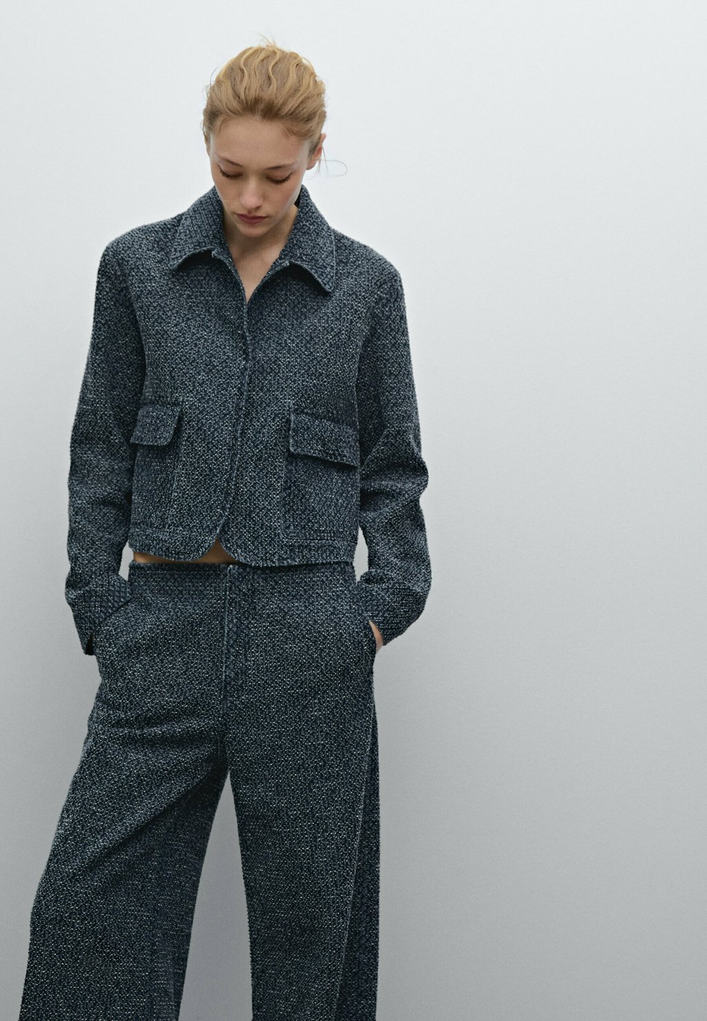 

Джинсовая куртка Massimo Dutti, синий