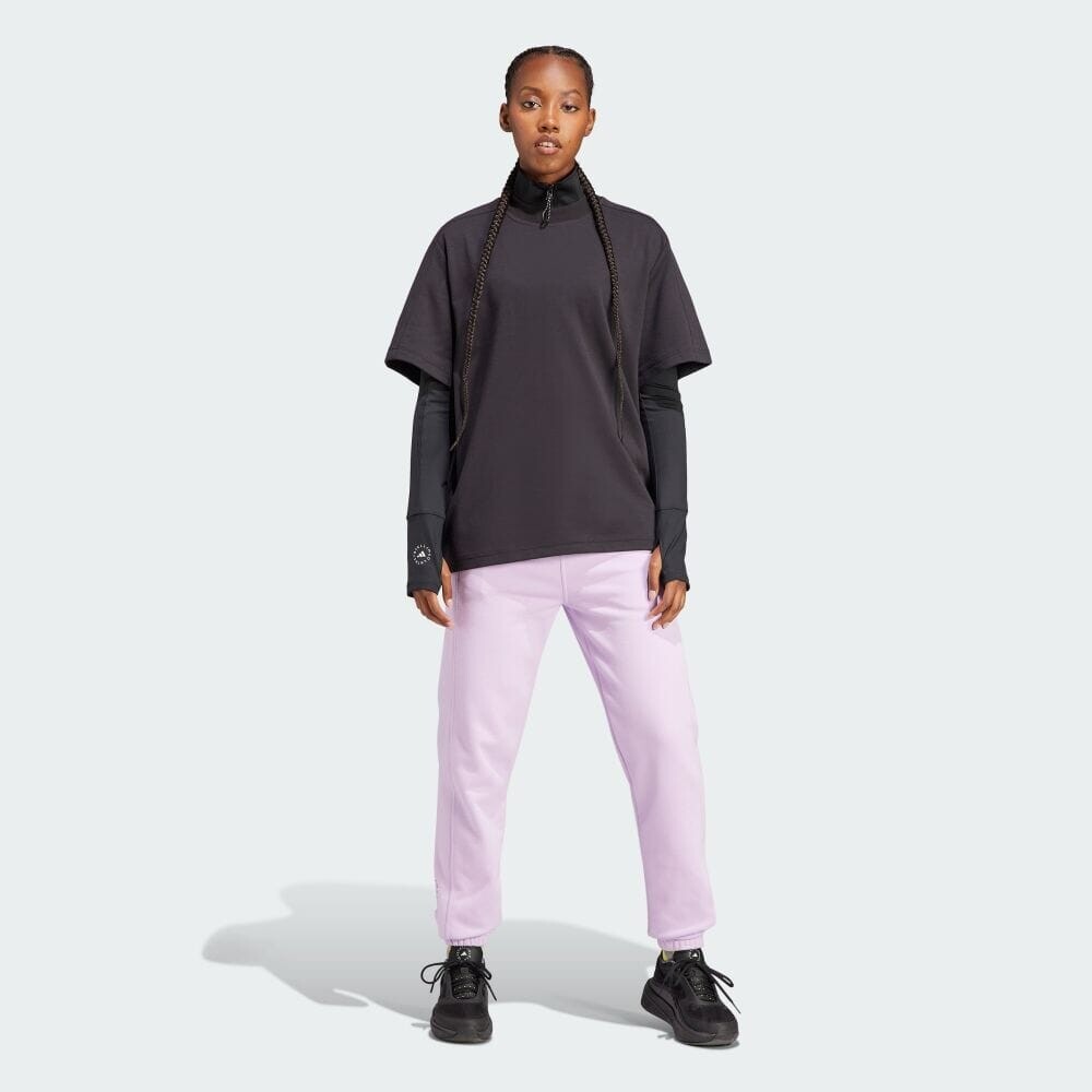 Футболка Adidas ADIDAS BY STELLA MCCARTNEY logo short sleeve T-shirt, черный — фото 4