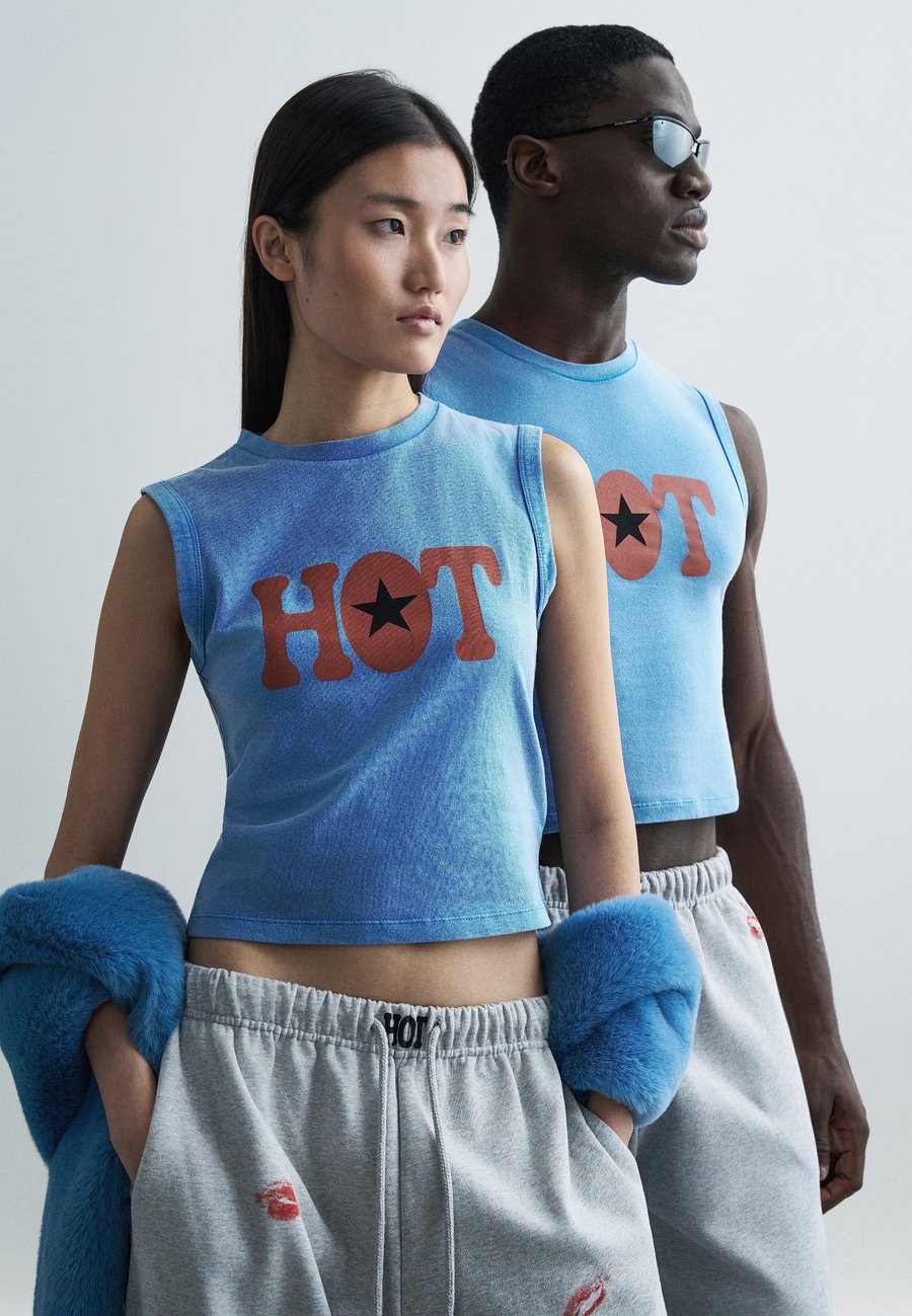 

Топ Carne Bollente SEXY HOT PERFECT UNISEX, Light Blue/Blue Denim