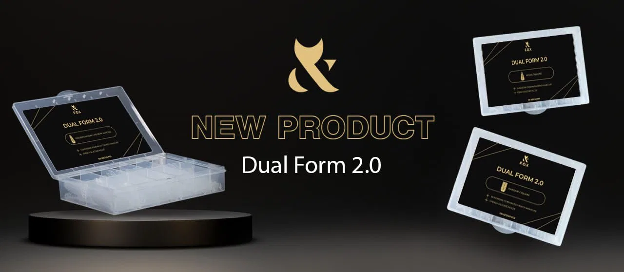 Набор многоразовых форм для наращивания ногтей F.O.X Dual Shape, 120 шт. F.O.X — фото 3