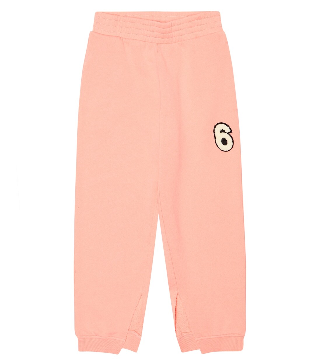 

Спортивные брюки из хлопкового джерси с логотипом MM6 Maison Margiela, розовый