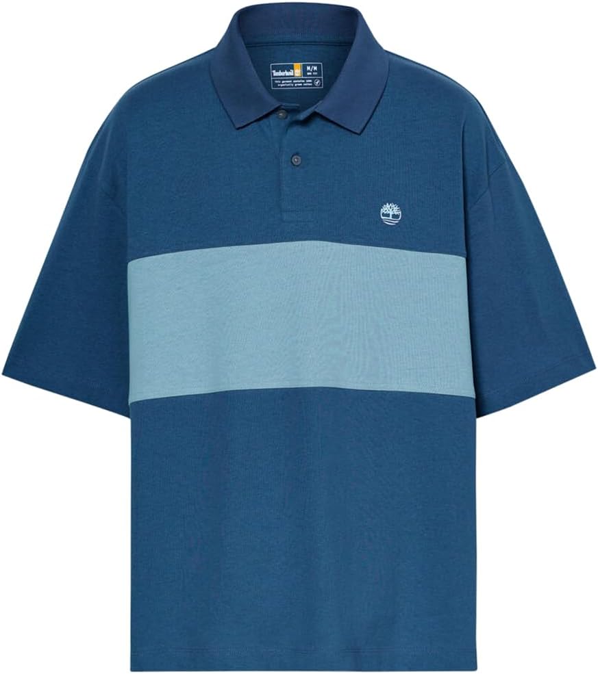 

Мужская поло-рубашка Timberland с коротким рукавом и цветными блоками, камуфляж Green Bay, размер XL (TB0A69WQEPE1), темный деним