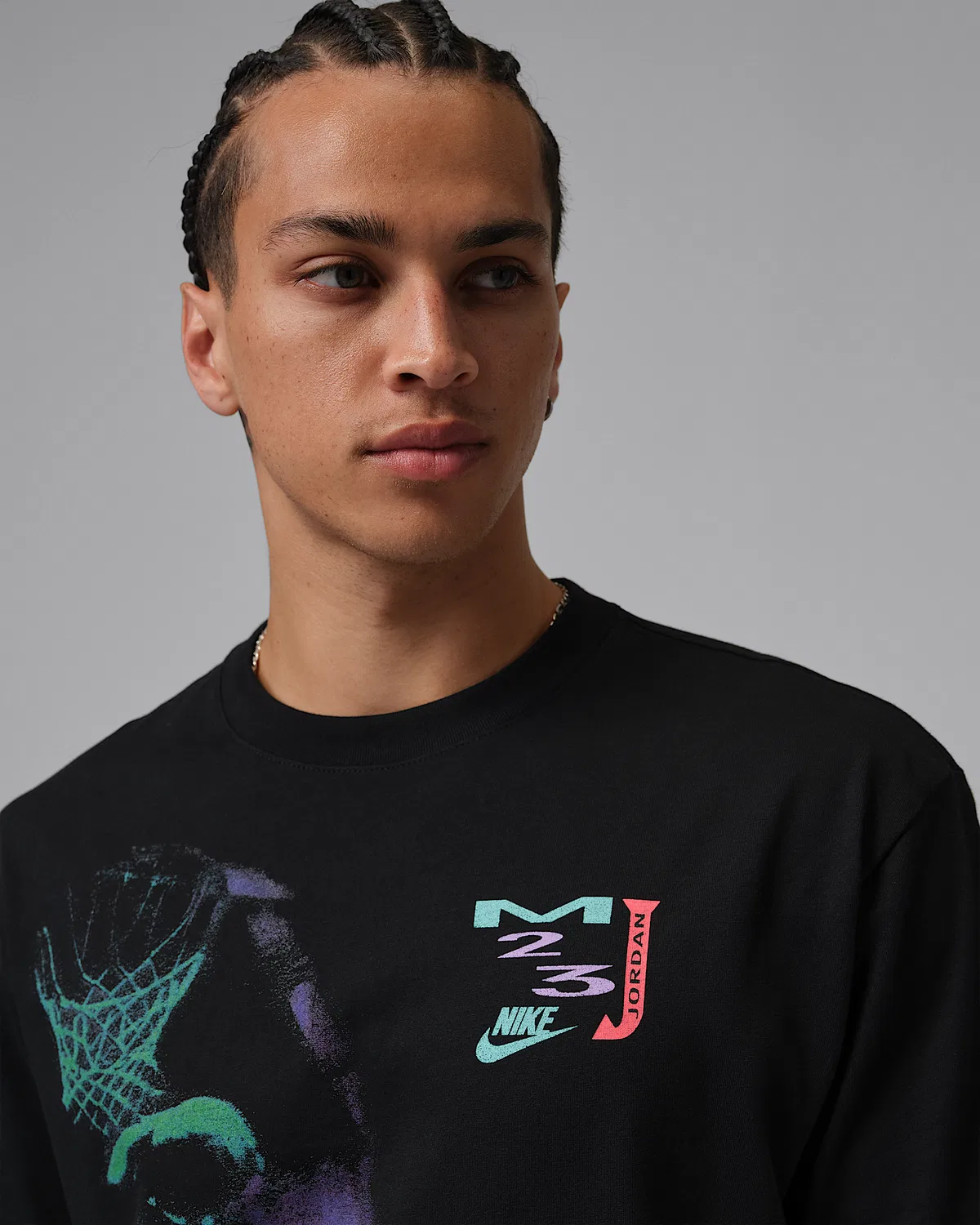 Мужская футболка Jordan Brooklyn, Black — фото 3