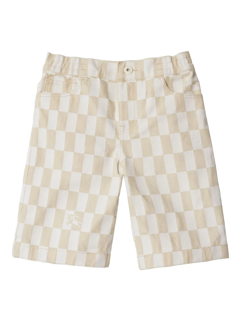 

Шорты в клетку BURBERRY KIDS, нейтральный