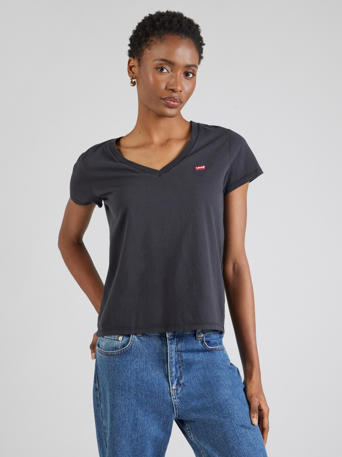 LEVI'S  Футболка 'Perfect V-Neck Tee (2-Pack)' в белом цвете — фото 2