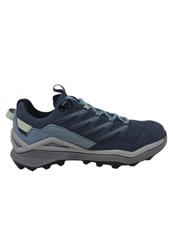Женские кроссовки LOWA для активного отдыха кожаные, сине-голубой — фото 4