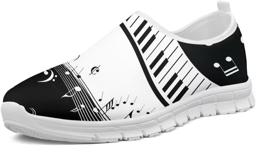 

Женские кроссовки Forchrinse Blue Hummingbird Floral для прогулок, мужские слипоны, легкие мягкие кроссовки с поддержкой свода, лоферы, дышащие, белый