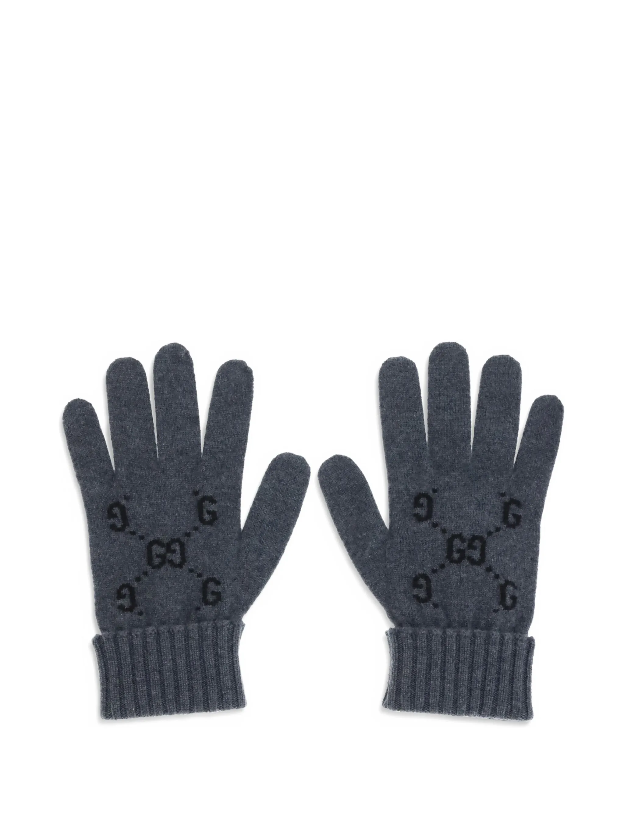 

Перчатки с логотипом Gucci, серый
