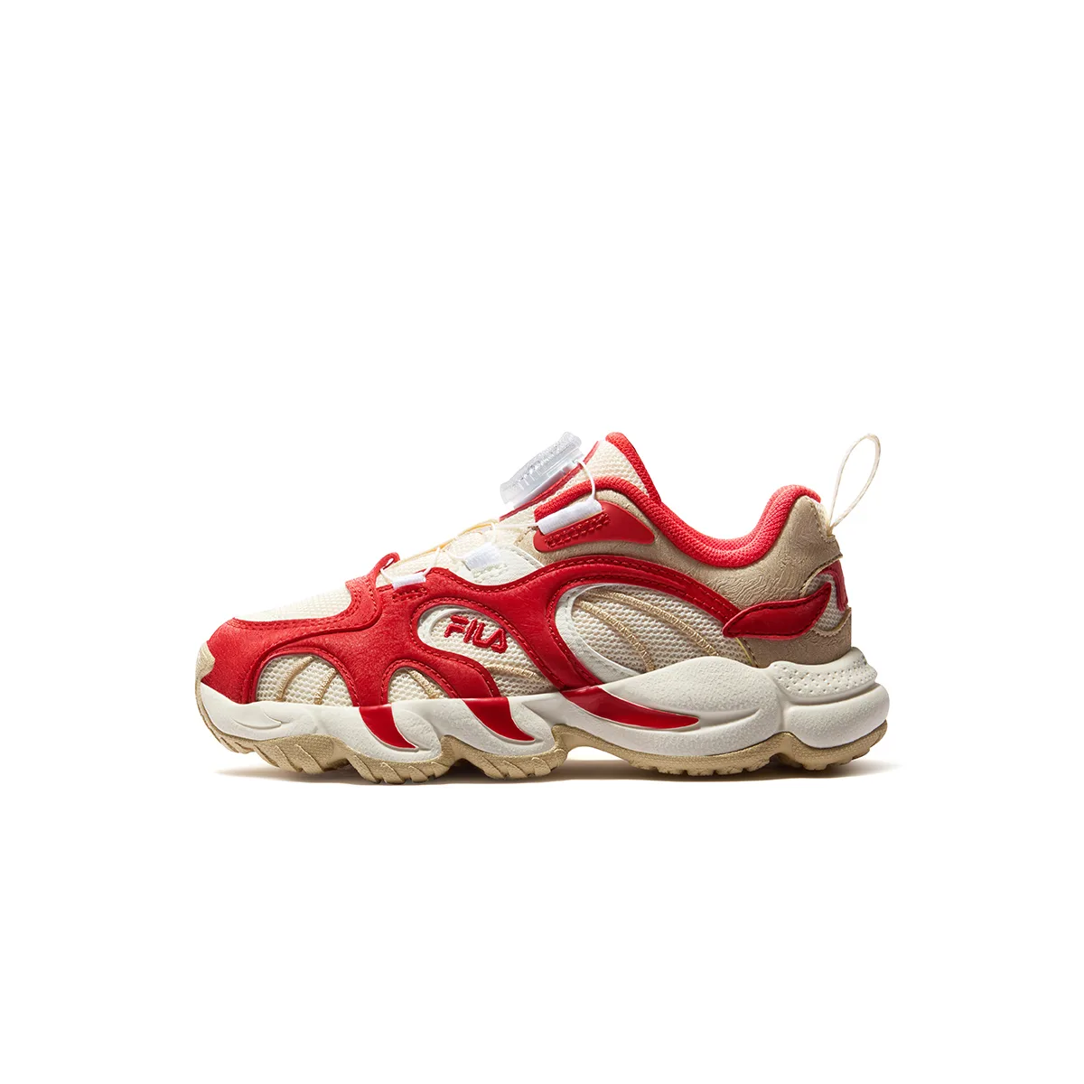 Детские кроссовки Heritage FHT для бега FILA KIDS, F-WF Smoke White/Fire Red