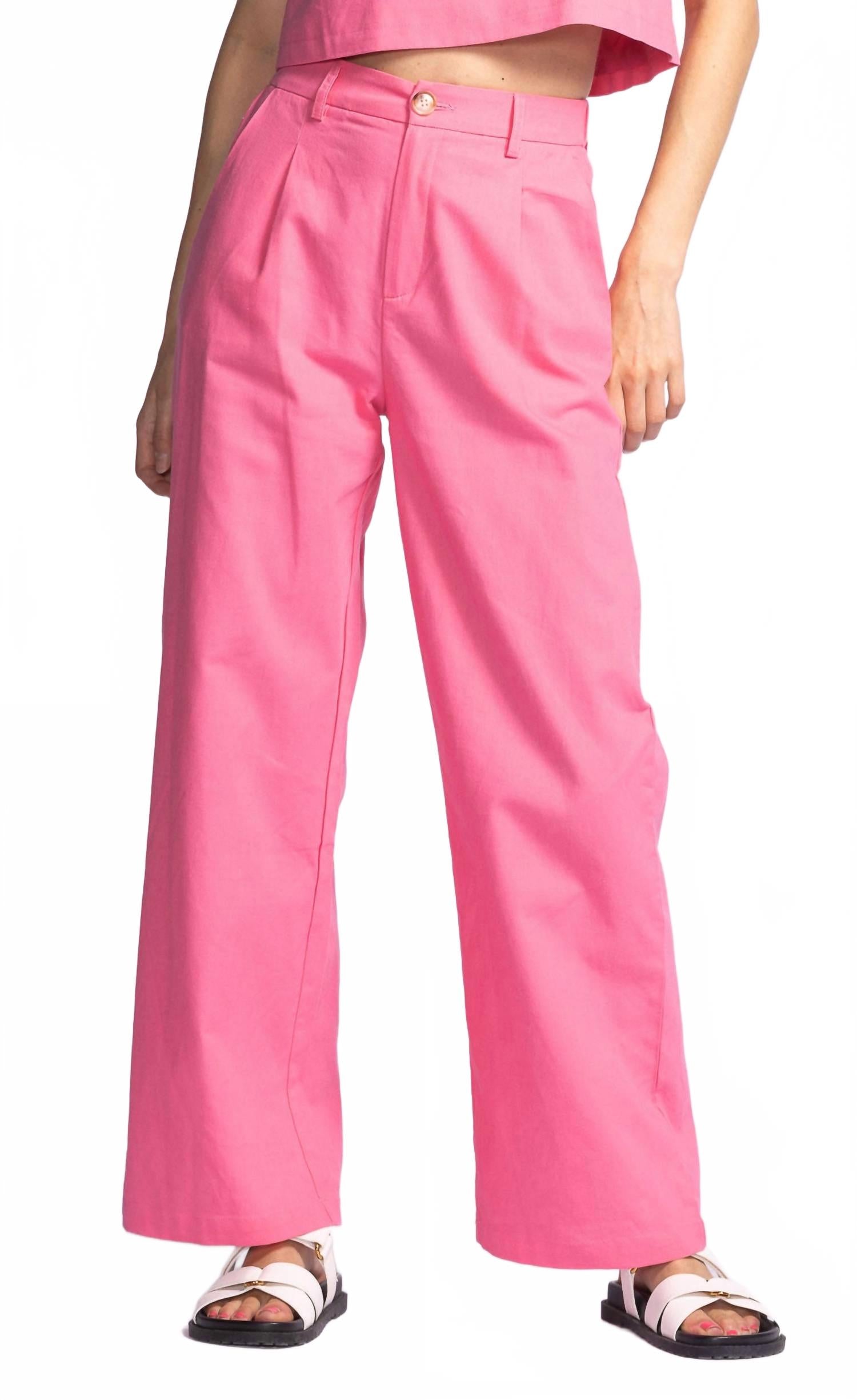 

Брюки Delaney розового цвета PINK MARTINI