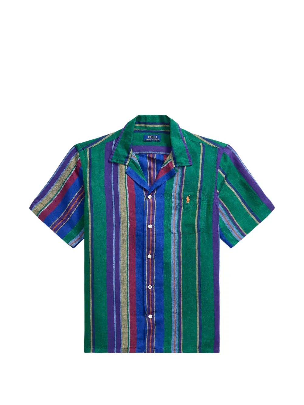 Рубашка с изображением лагеря Энди Polo Ralph Lauren, зеленый