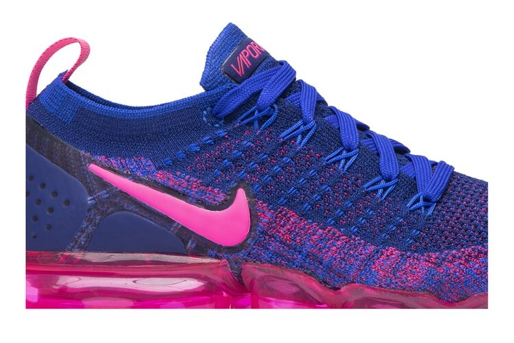 Кроссовки Nike Wmns Air VaporMax Flyknit 2 'Racer Pink Blue', розовый — фото 2