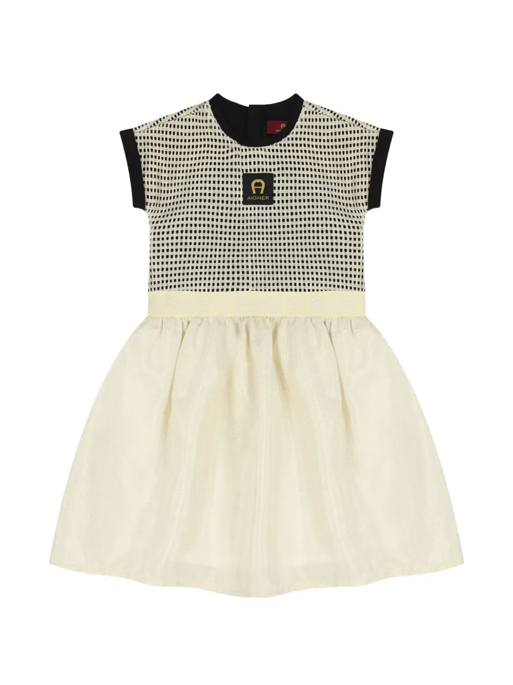 Платье с логотипом Aigner Kids, нейтральный