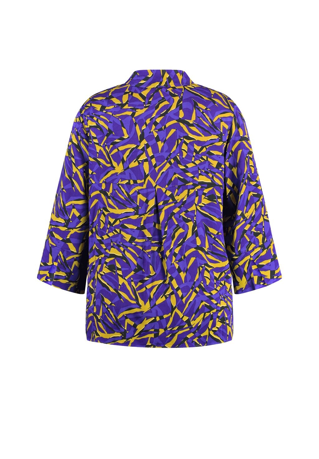 

Блузка на пуговицах 3/4 ARM MIT ALLOVER-PRINT Samoon, фиолетовый