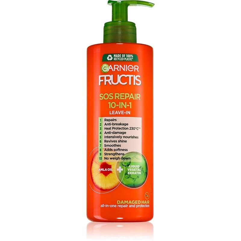 

Garnier Fructis SOS Repair 10IN1 уход за волосами без смывания 400 мл