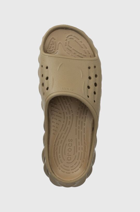 Шлепанцы Echo Slide Crocs, коричневый — фото 4
