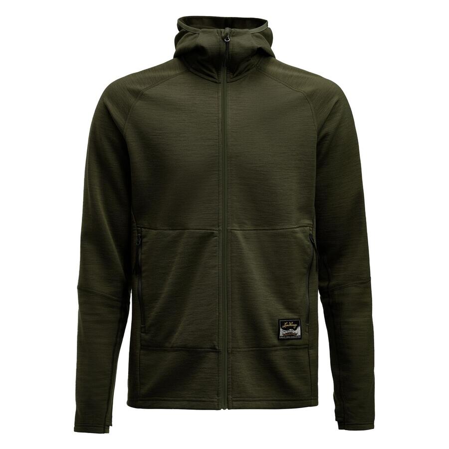 

LUNDHAGS Теплая спортивная куртка для мужчин - Толстовка Tived Merino с капюшоном