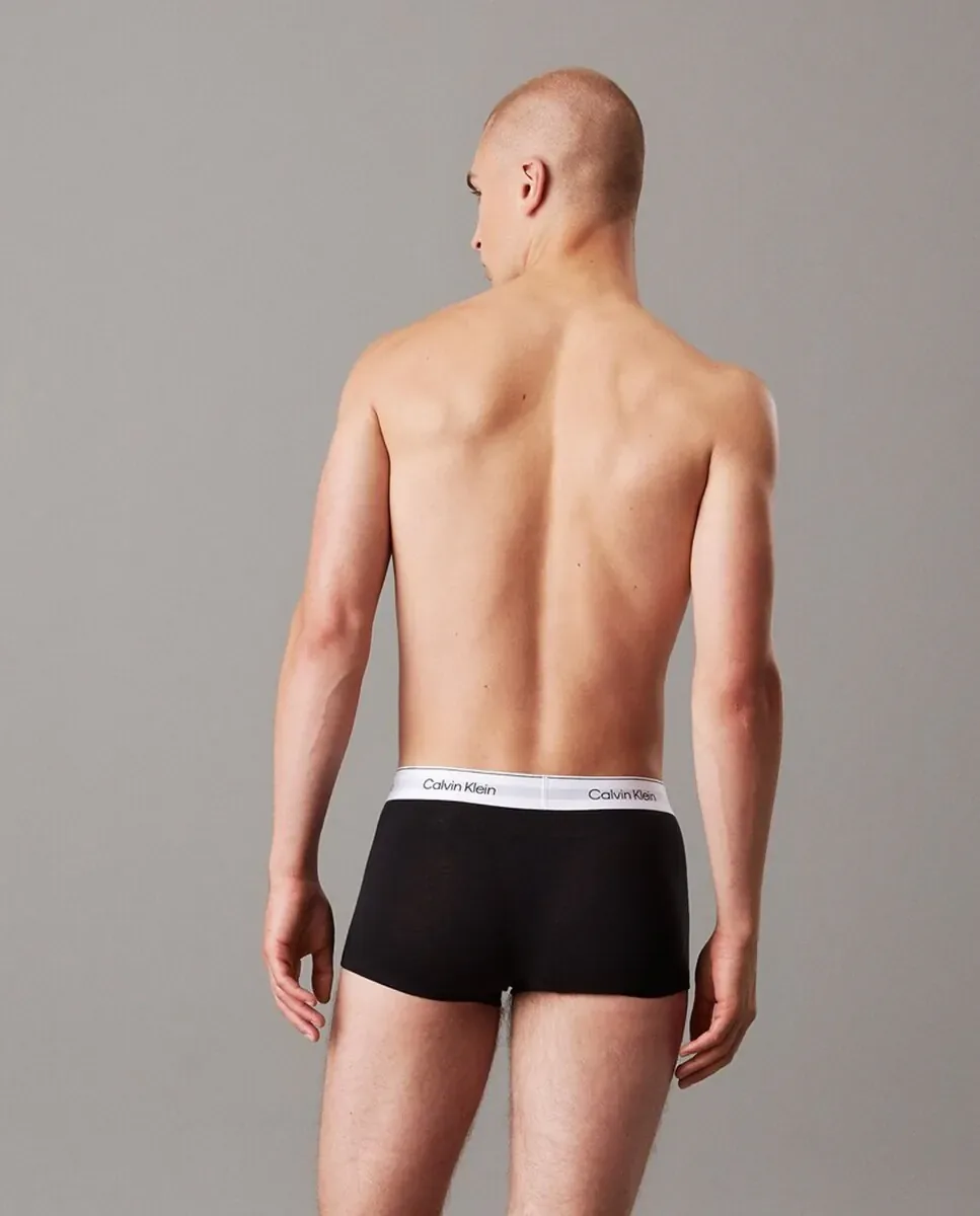 Набор из 3 обтягивающих боксеров с низкой посадкой - Icon Cotton Stretch Calvin Klein, черный — фото 3