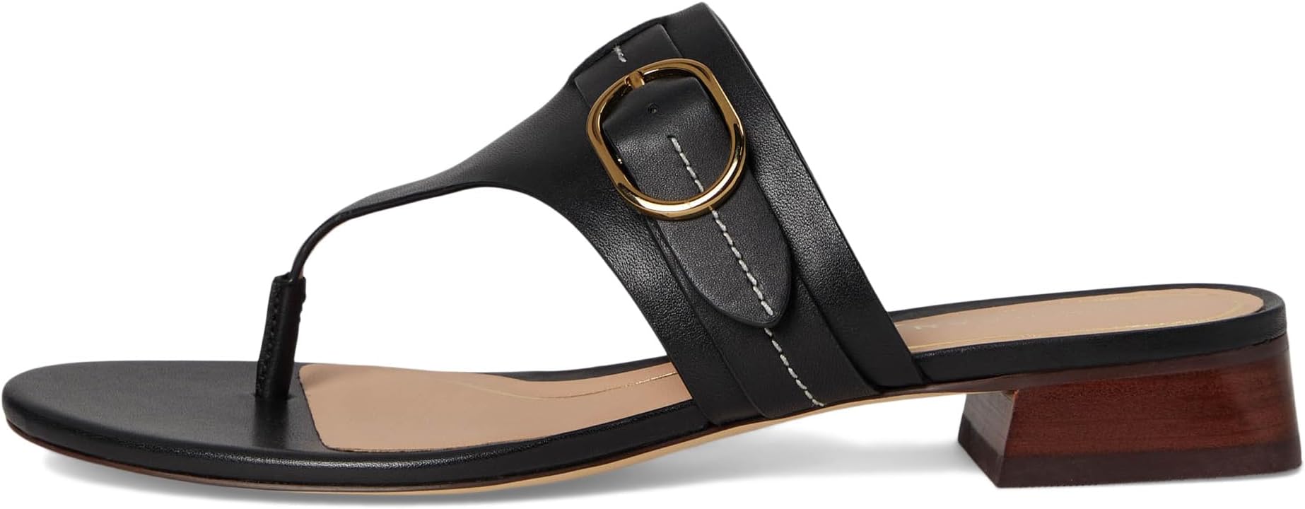 Женские сандалии Gayle Thong Cole Haan, Black Leather — фото 4