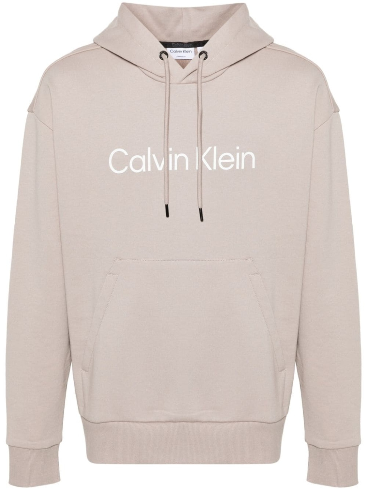 

Худи с логотипом Calvin Klein, бежевый