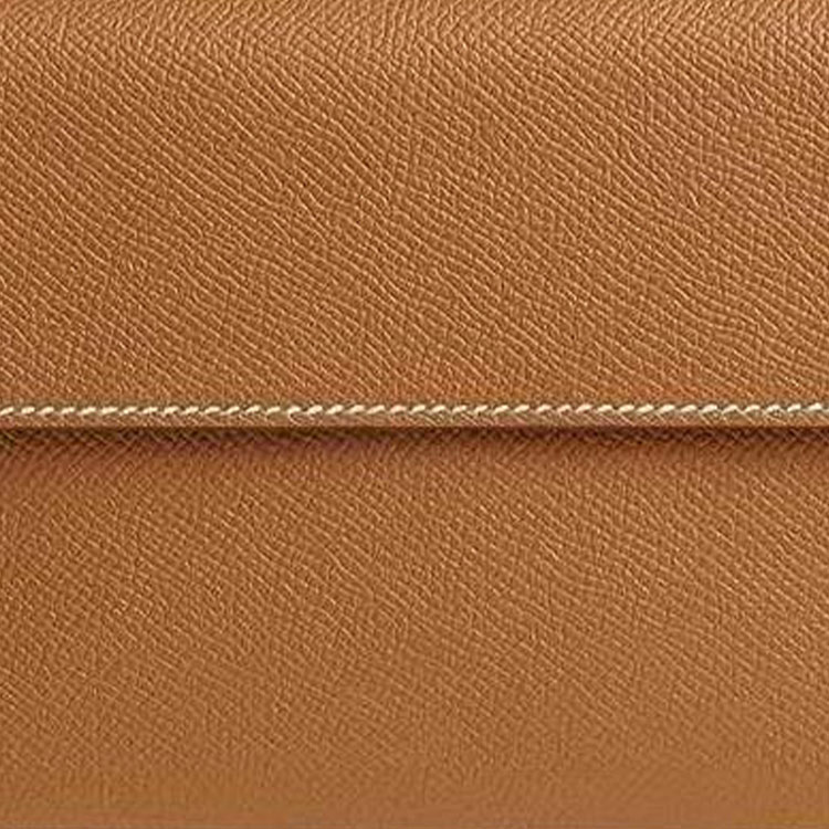 HERMES Кожаный кошелек Эпсом Мужская сумка кроссбоди Мужская сумка через плечо Цвет золотисто-коричневый размер 37, 37 Gold Gold Brown — фото 2