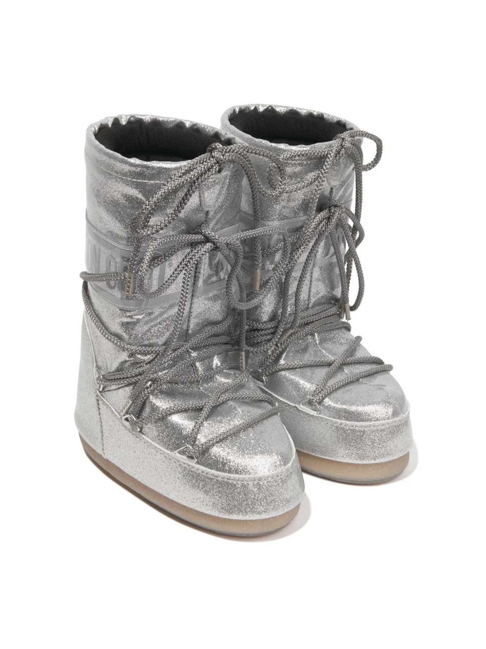 

Сапоги Icon с блестками Moon Boot Kids, серебяный