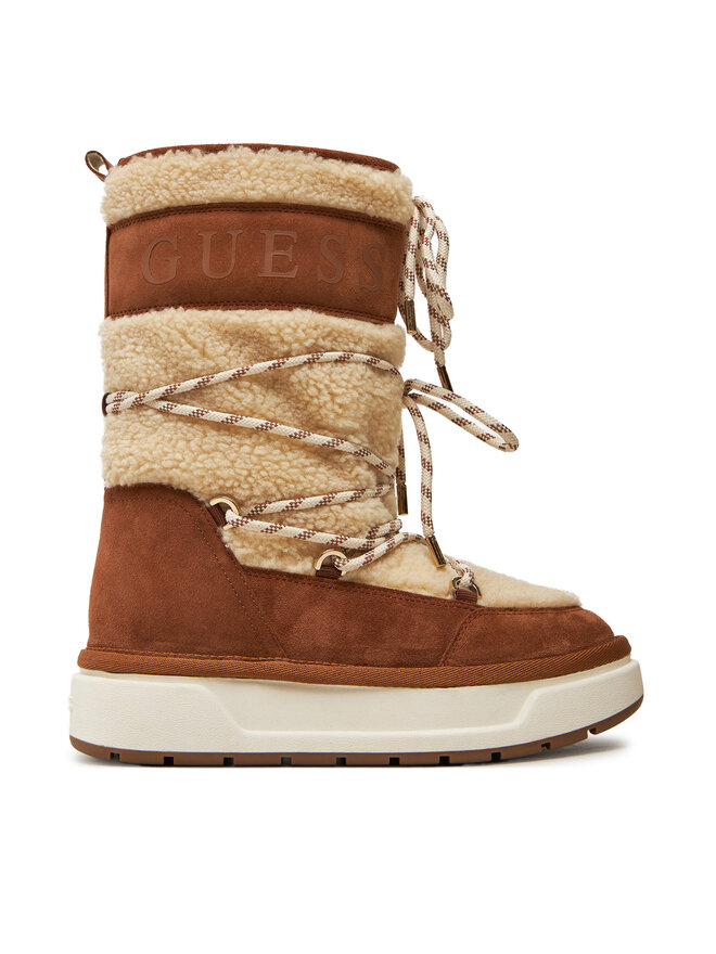 Зимние ботинки Guess Botas de nieve Undela2 FLFUN2 FUR11, бежевый