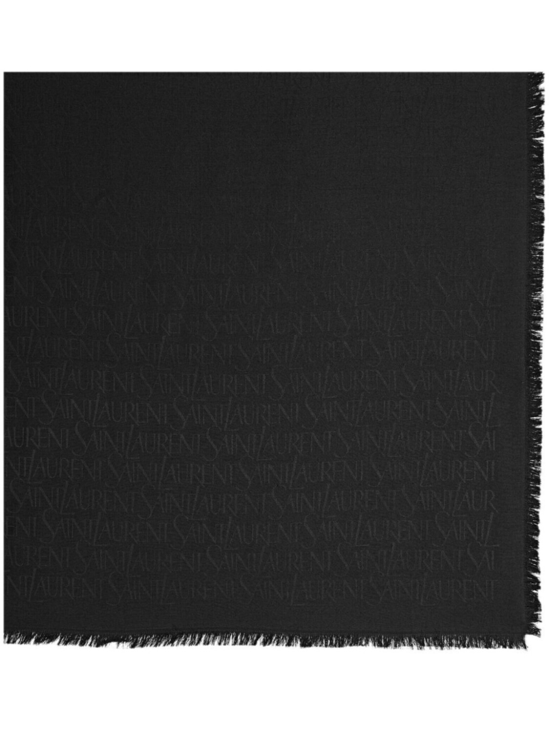 

Saint Laurent жаккардовый шарф, черный