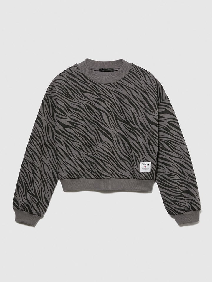 

Толстовка Sisley Sweatshirt, цвет Grau/Schwarz