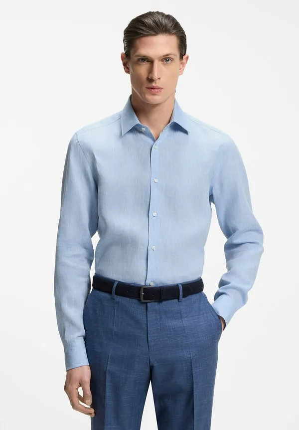 Классическая рубашка boss hhankkc1261 Boss, Light Blue