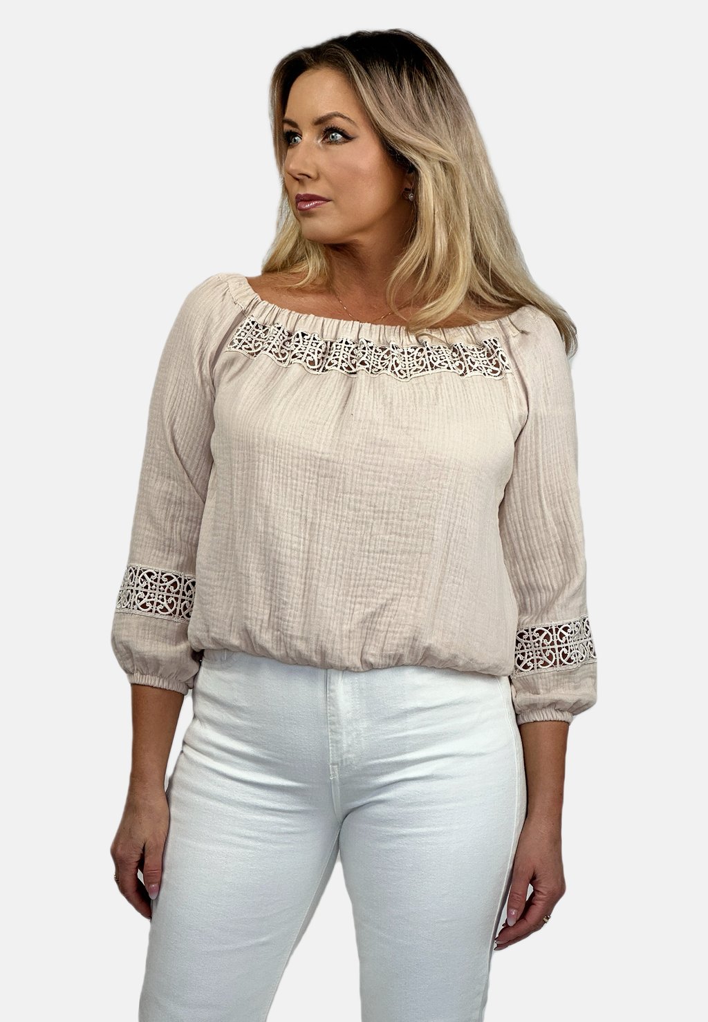 

Блуза SPANISH REGINA FASHION, бежевый