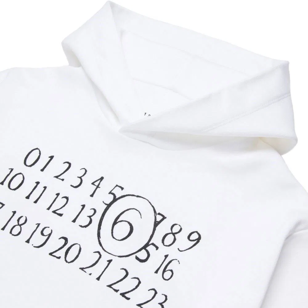 Свитшот MM6 Maison Margiela Kids' белый — фото 4