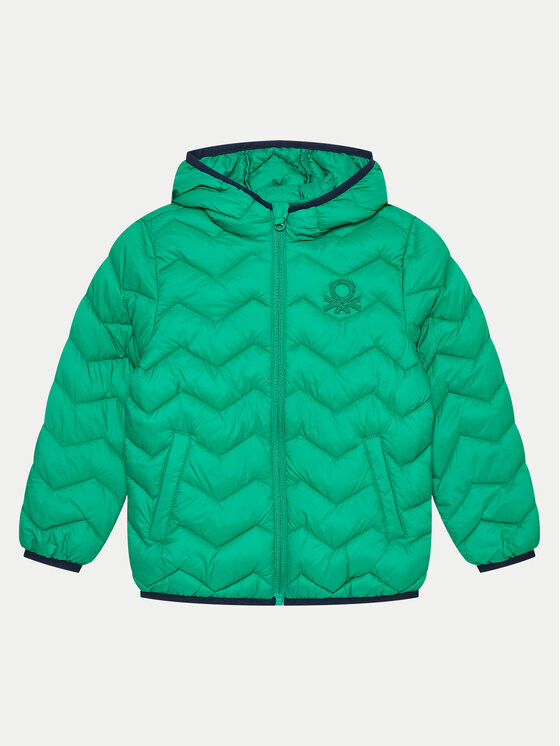 

Пуховик стандартного кроя United Colors Of Benetton, зеленый